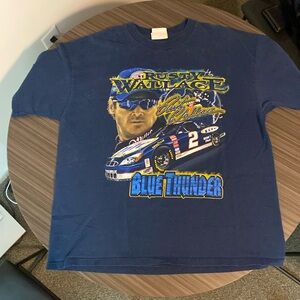 Chase Authentics Rusty Wallace Blue Thunder (Miller Lite, Nascar) XL Vintage T